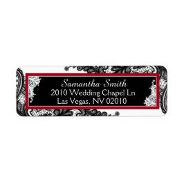 Schwarz-Weiß-Spitzen-Hochzeitstempel