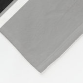 Schwarz-weiß Sports Jersey Fleecedecke (Ecke)