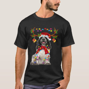 Schwarz-Weiß-Springer Spaniel Gorgeous Rentier T-Shirt