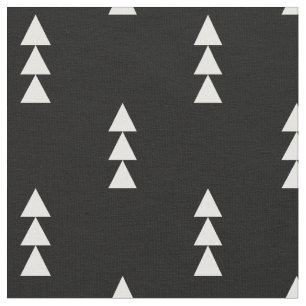 Schwarz-Weiß-Stack-Dreiecke Stoff