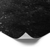 Schwarz-Weiß-Stadt Poster (Ecke)