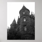 Schwarz-Weiß-Stadt Poster (Vorne)