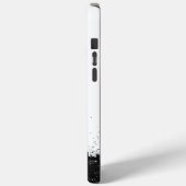 Schwarz-Weiß-Stadtpanorama Case-Mate iPhone Hülle (Rückseite / Links)