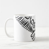 Schwarz-Weiß-Stamm-Fliegenschale Kaffeetasse (Links)