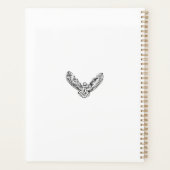 Schwarz-Weiß-Stamm-Fliegenschale Planer (Rückseite)