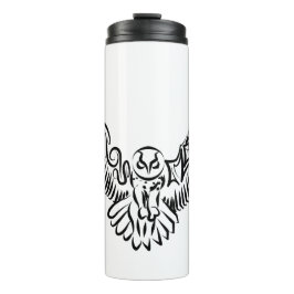 Schwarz-Weiß-Stamm-Fliegenschale Thermosbecher