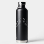 Schwarz-Weiß-Stamm-Fliegenschale Trinkflasche (Rechts)