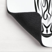 Schwarz-Weiß-Stamm Mousepad (Ecke)