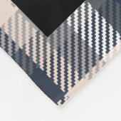 Schwarz-Weiß-Stamm Wild-Waldland Graue Creme Karie Fleecedecke (Ecke)