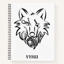 Schwarz-Weiß-Stammes-Wolf