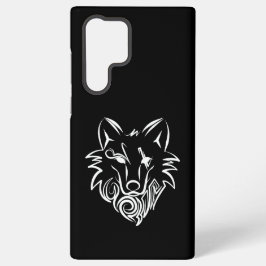 Schwarz-Weiß-Stammes-Wolf Samsung Galaxy Hülle