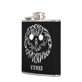 Schwarz-Weiß-Stammesauge Flachmann (Links)