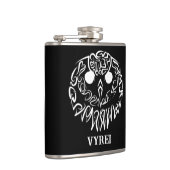 Schwarz-Weiß-Stammesauge Flachmann (Rechts)