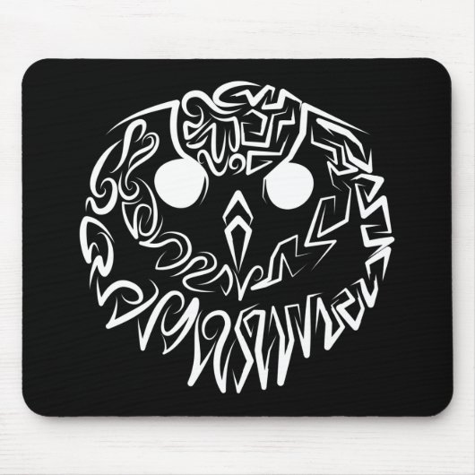 Schwarz-Weiß-Stammesauge Mousepad (Vorne)