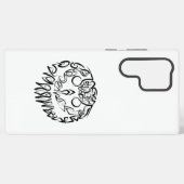 Schwarz-Weiß-Stammesauge Samsung Galaxy Hülle (Rückseite (Horizontal))
