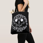 Schwarz-Weiß-Stammesauge Tasche (Von Nahem)