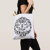 Schwarz-Weiß-Stammesauge Tasche (Von Nahem)