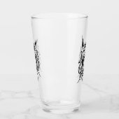 Schwarz-Weiß-Stammesdrache Glas (Links)