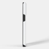 Schwarz-Weiß-Stammesdrache iPhone Hülle (Rechte Seite)