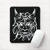 Schwarz-Weiß-Stammesdrache Mousepad (Mit Mouse)
