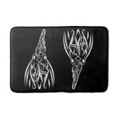 Schwarz-Weiß-Stammesliste Badematte (Vorderseite)