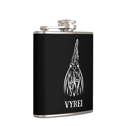 Schwarz-Weiß-Stammesliste Flachmann (Rechts)