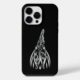 Schwarz-Weiß-Stammesliste iPhone 14 Pro Max Hülle