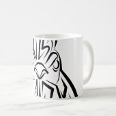 Schwarz-Weiß-Stammesliste Kaffeetasse (VorderseiteRechts)