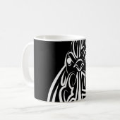 Schwarz-Weiß-Stammesliste Kaffeetasse (Vorderseite Links)