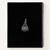 Schwarz-Weiß-Stammesliste Notizblock (Rückseite)