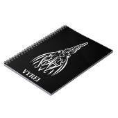 Schwarz-Weiß-Stammesliste Notizblock (Linke Seite)