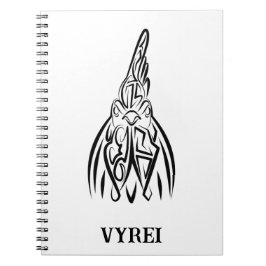 Schwarz-Weiß-Stammesliste Notizblock