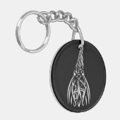 Schwarz-Weiß-Stammesliste Schlüsselanhänger (Vorderseite links)