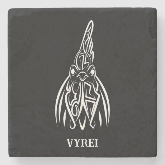 Schwarz-Weiß-Stammesliste Steinuntersetzer (Vorderseite)