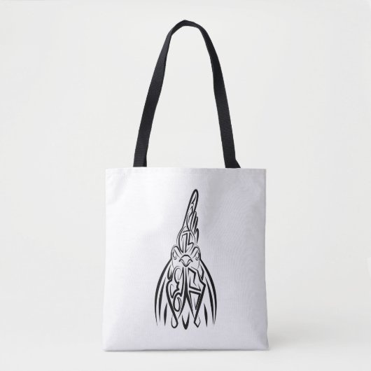 Schwarz-Weiß-Stammesliste Tasche (Vorderseite)