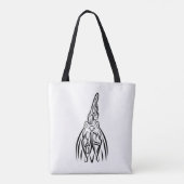 Schwarz-Weiß-Stammesliste Tasche (Rückseite)