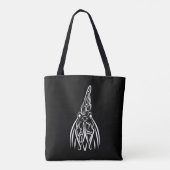 Schwarz-Weiß-Stammesliste Tasche (Rückseite)