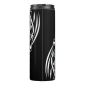 Schwarz-Weiß-Stammesliste Thermosbecher (Rückseite)