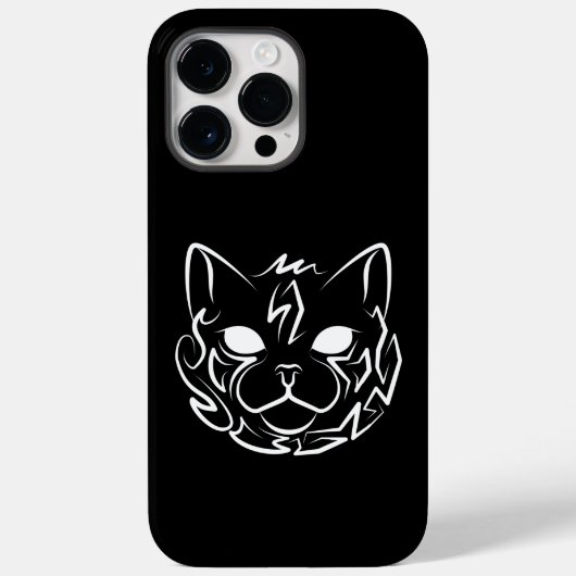 Schwarz-Weiß-Stammkatze Case-Mate iPhone Hülle (Rückseite)