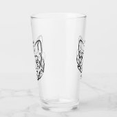 Schwarz-Weiß-Stammkatze Glas (Rechts)