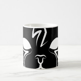 Schwarz-Weiß-Stammkatze Kaffeetasse