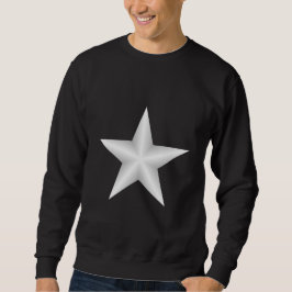 Schwarz-Weiß-Star-Sweatshirt Sweatshirt