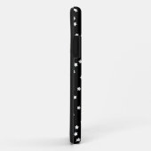 Schwarz-Weiß-Stars Case-Mate iPhone Hülle (Hinten/Rechts)