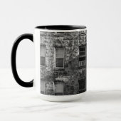 Schwarz-Weiß-Stein-Architektur  Tasse (Links)