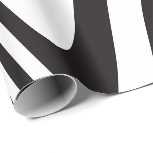 Schwarz-Weiß-Stern-Illusion Geschenkpapier (Rolleneckpunkt)