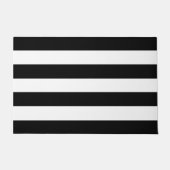 Schwarz-Weiß-Stift Fußmatte (Vorderseite)