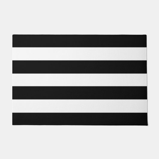 Schwarz-Weiß-Stift Fußmatte (Vorderseite)