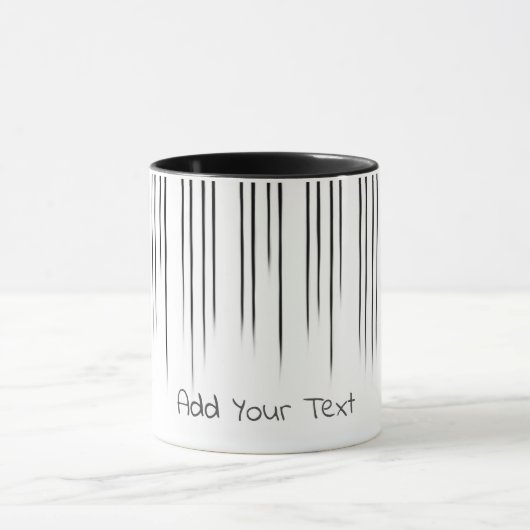 Schwarz/Weiß Stilmuster Tasse (Zentrum)