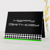 Schwarz-weiß stilvoll karte (Gelbe Blume)