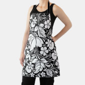 Schwarz/Weiß Stilvolles Muster 2 Schürze (InSitu)